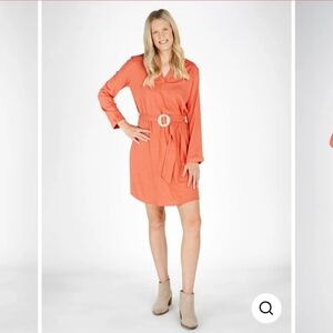 Saylor Belted Tall Dress Medium Amalli Talli Tall Long